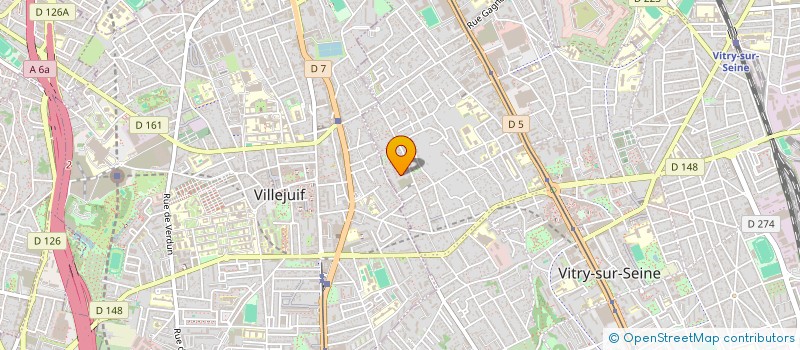 localisation de l'entreprise MONSIEUR PAUL MARE  VITRY-SUR-SEINE