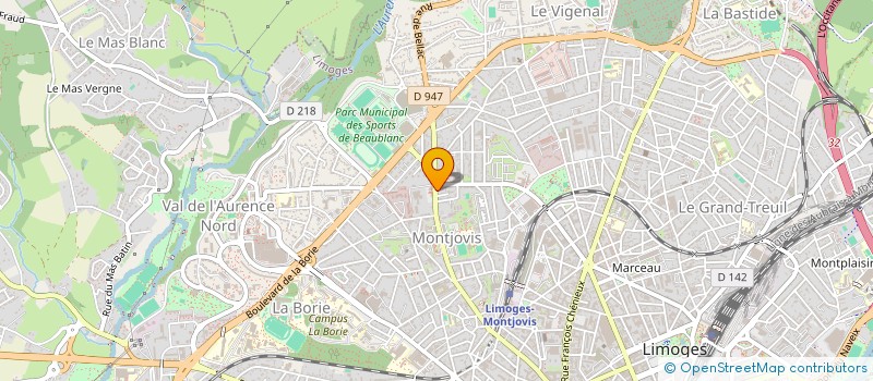 localisation de l'entreprise MONSIEUR PAUL MARICHAL à LIMOGES