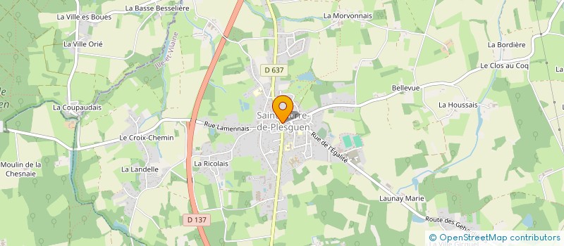 localisation de l'entreprise MONSIEUR PAUL MARIE FERTE  MESNIL-ROC'H