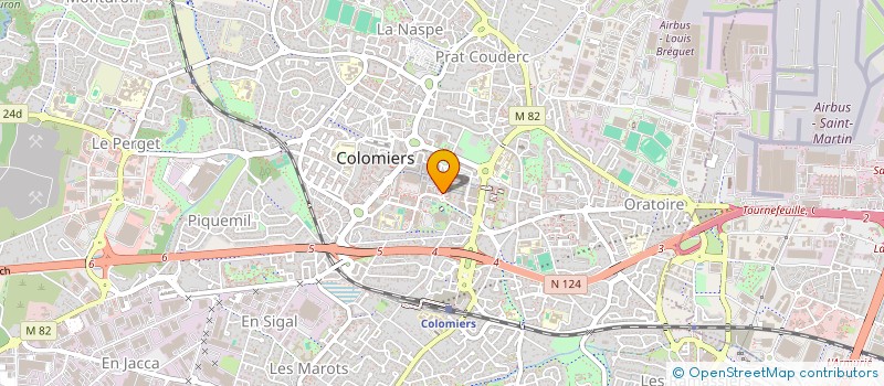 localisation de l'entreprise MONSIEUR PAUL MARIETTI à COLOMIERS