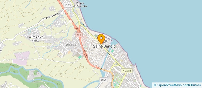 localisation de l'entreprise MONSIEUR PAUL MARIMOUTOU à SAINT-BENOIT