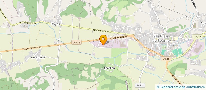 localisation de l'entreprise MONSIEUR PAUL MARMONNIER  SAINT-JEAN-DE-BOURNAY