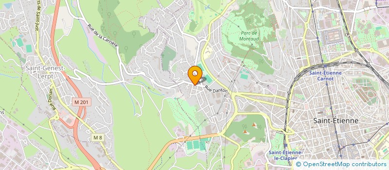 localisation de l'entreprise MONSIEUR PAUL MARQUET à SAINT-ETIENNE