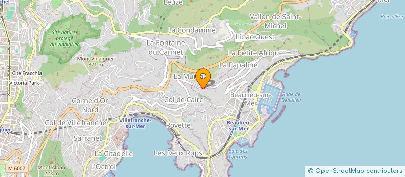 localisation de l'entreprise MONSIEUR PAUL MARRONNE  BEAULIEU-SUR-MER