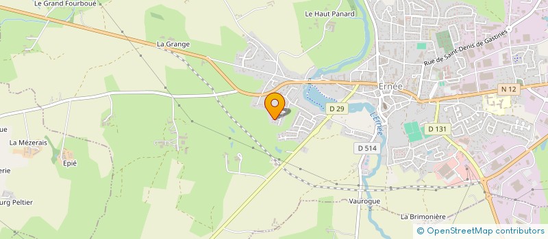 localisation de l'entreprise MONSIEUR PAUL MARSOLLIER  ERNEE