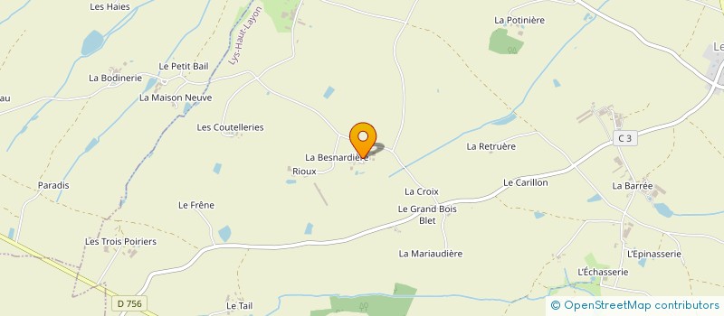 localisation de l'entreprise MONSIEUR PAUL MARTINEAU à LYS-HAUT-LAYON