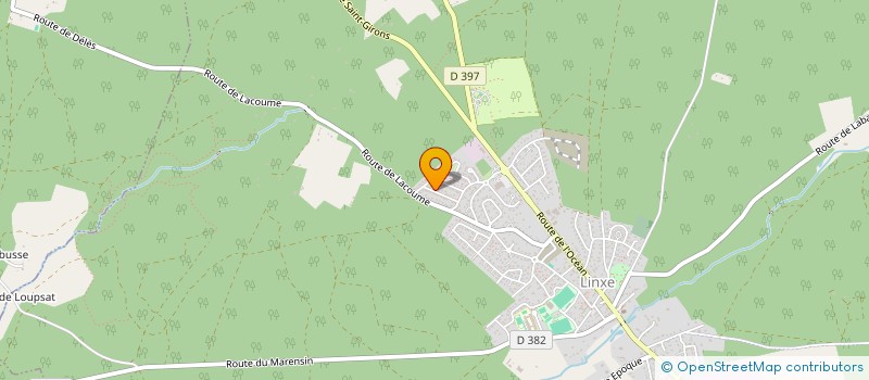 localisation de l'entreprise MONSIEUR PAUL MARTINEZ  LINXE