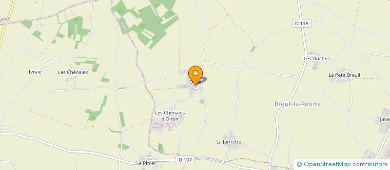 localisation de l'entreprise MONSIEUR PAUL MASSE  BREUIL-LA-REORTE