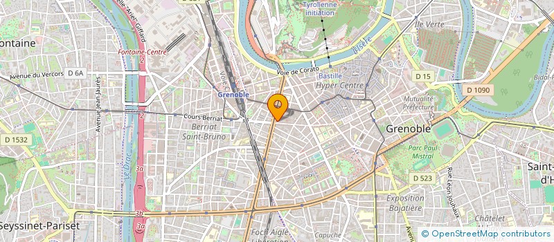 localisation de l'entreprise MONSIEUR PAUL MATEUSIAK  GRENOBLE