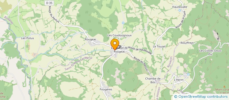localisation de l'entreprise MONSIEUR PAUL MATHIAS à ROSIERES