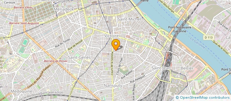 localisation de l'entreprise MONSIEUR PAUL MATHIEU  BORDEAUX