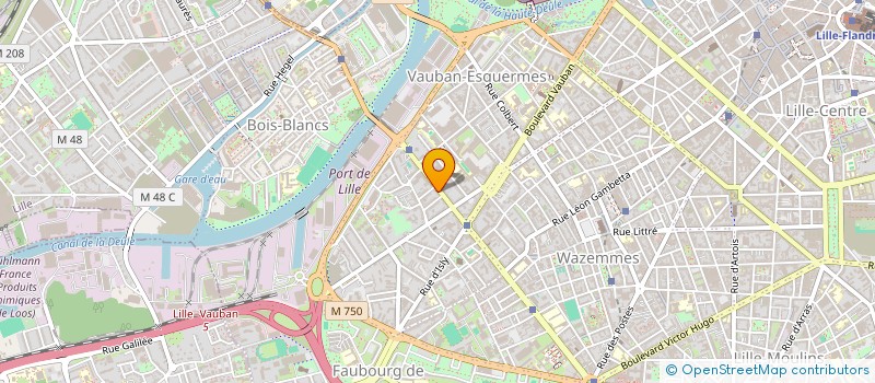 localisation de l'entreprise MONSIEUR PAUL MATHIEU à LILLE
