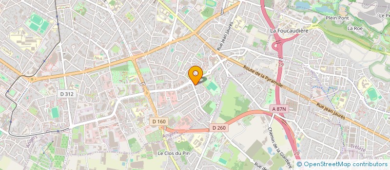 localisation de l'entreprise MONSIEUR PAUL MATHIEUX à ANGERS