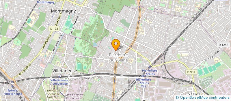 localisation de l'entreprise MONSIEUR PAUL-MATTEO KOUAO  SAINT-DENIS