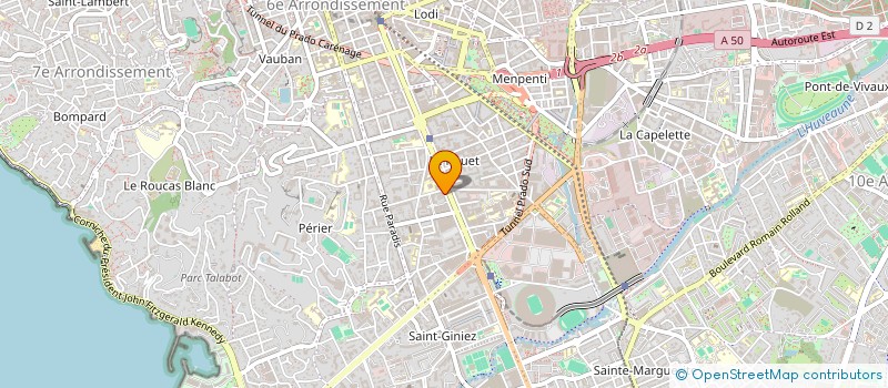localisation de l'entreprise MONSIEUR PAUL MATTOUT à MARSEILLE