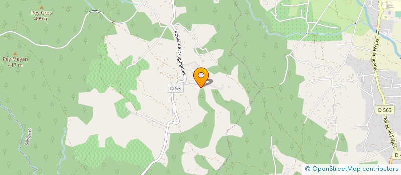 localisation de l'entreprise MONSIEUR PAUL MAUBERT  SEILLANS