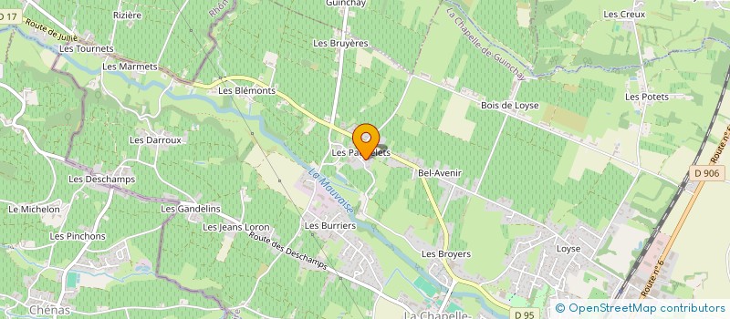 localisation de l'entreprise MONSIEUR PAUL MAUPETIT à LA CHAPELLE-DE-GUINCHAY