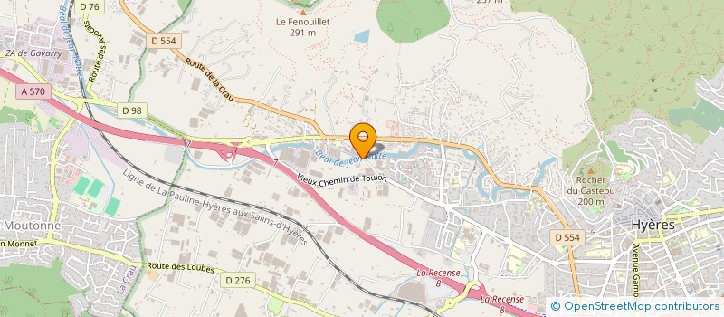 localisation de l'entreprise MONSIEUR PAUL MAUREL  HYERES