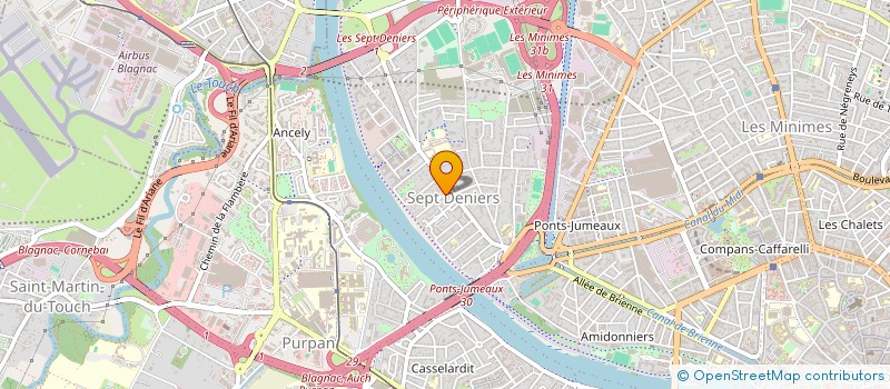 localisation de l'entreprise MONSIEUR PAUL MAUREL à TOULOUSE