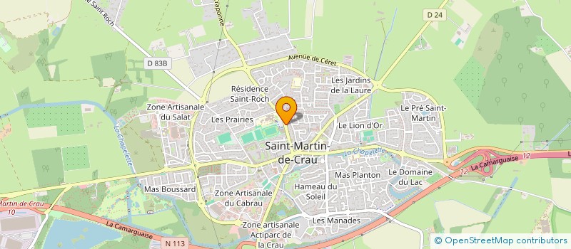 localisation de l'entreprise MONSIEUR PAUL MAURICE à SAINT-MARTIN-DE-CRAU