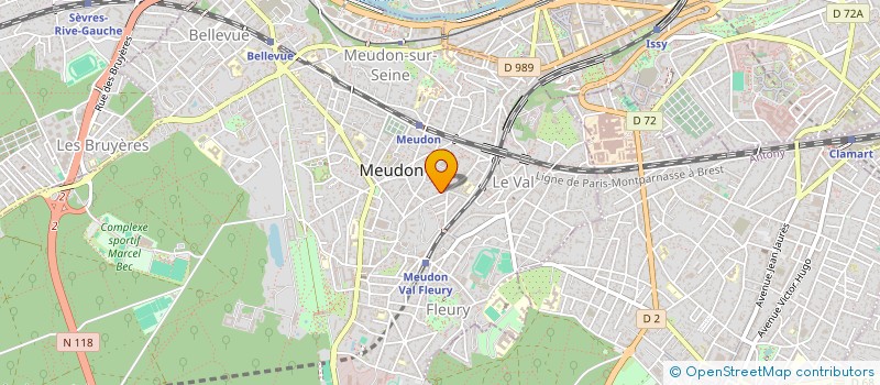localisation de l'entreprise MONSIEUR PAUL MAUVAIS-JARVIS à MEUDON