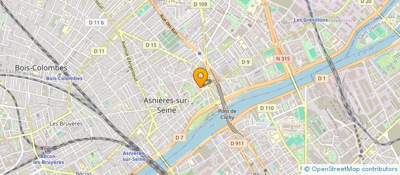 localisation de l'entreprise MONSIEUR PAUL MAVELY  ASNIERES-SUR-SEINE