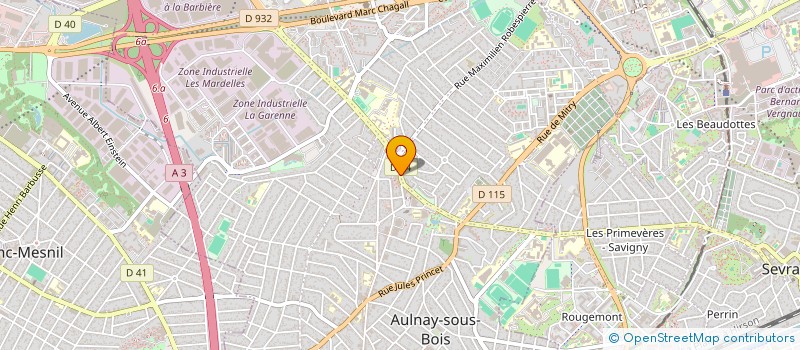 localisation de l'entreprise MONSIEUR PAUL MAYER à AULNAY-SOUS-BOIS