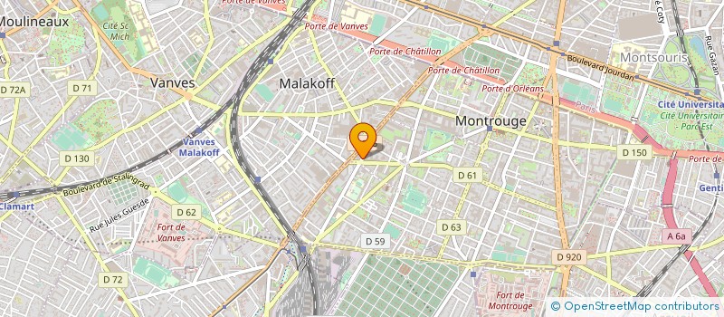 localisation de l'entreprise MONSIEUR PAUL MAYLA  MONTROUGE