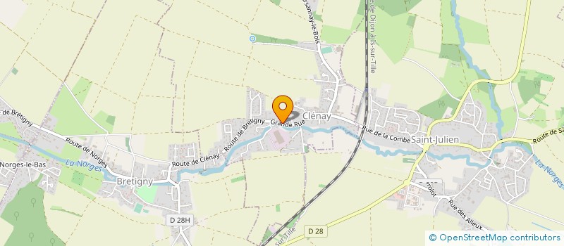 localisation de l'entreprise MONSIEUR PAUL MAYOL  CLENAY