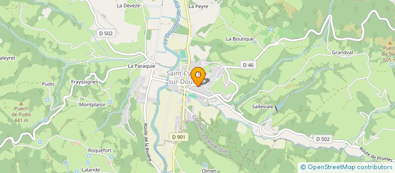 localisation de l'entreprise MONSIEUR PAUL MAZARS à CONQUES-EN-ROUERGUE