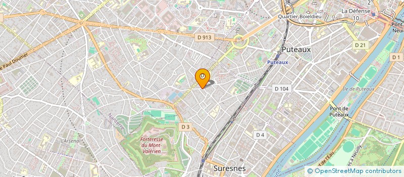 localisation de l'entreprise MONSIEUR PAUL MAZUER à SURESNES