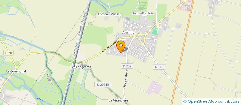 localisation de l'entreprise MONSIEUR PAUL MEDER  ANDILLY