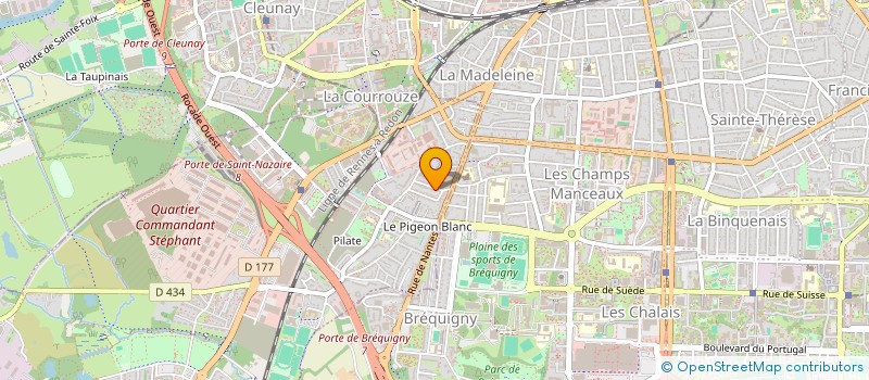 localisation de l'entreprise MONSIEUR PAUL MELLET  CREVIN