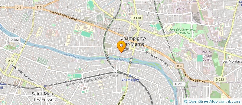 localisation de l'entreprise MONSIEUR PAUL MENAGE  CHAMPIGNY-SUR-MARNE