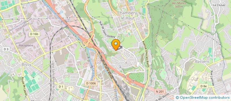 localisation de l'entreprise MONSIEUR PAUL MENARD  CHAMBERY