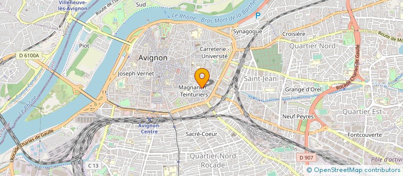 localisation de l'entreprise MONSIEUR PAUL MENNITI à AVIGNON