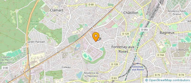 localisation de l'entreprise MONSIEUR PAUL-MERLIN MALIGA à FONTENAY-AUX-ROSES