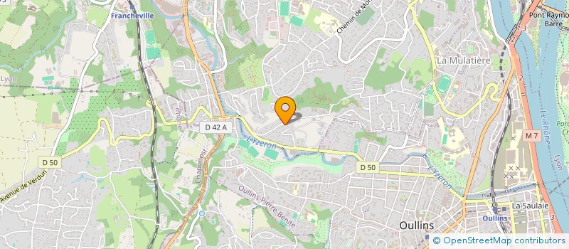 localisation de l'entreprise MONSIEUR PAUL-MERYL CHEVALIER-BONNARDEL  SAINTE-FOY-LES-LYON