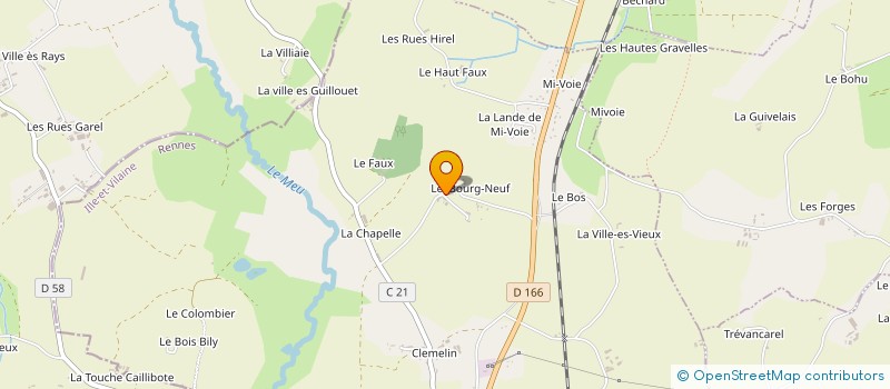 localisation de l'entreprise MONSIEUR PAUL MESNAGE à LE CROUAIS