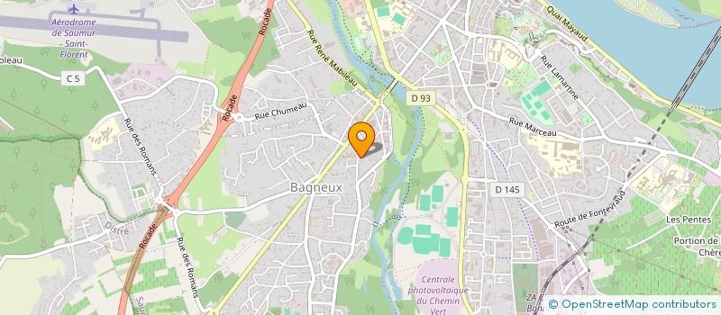 localisation de l'entreprise MONSIEUR PAUL METIVIER  SAUMUR