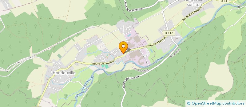 localisation de l'entreprise MONSIEUR PAUL METTON  HONDOUVILLE