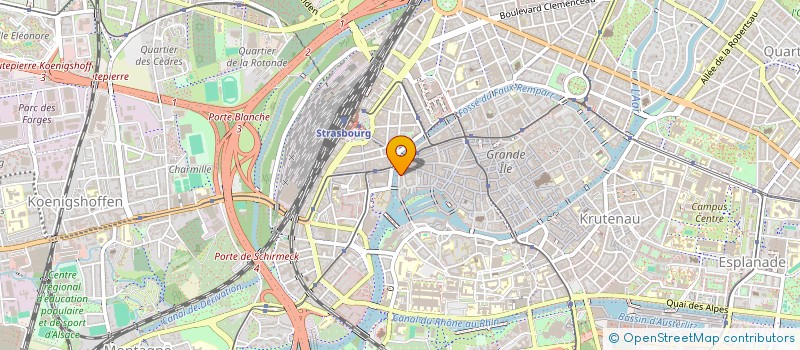 localisation de l'entreprise MONSIEUR PAUL MEYER à STRASBOURG