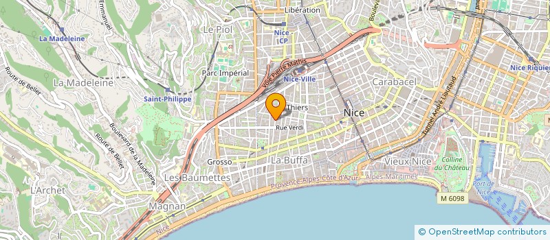 localisation de l'entreprise MONSIEUR PAUL MICHEL à NICE