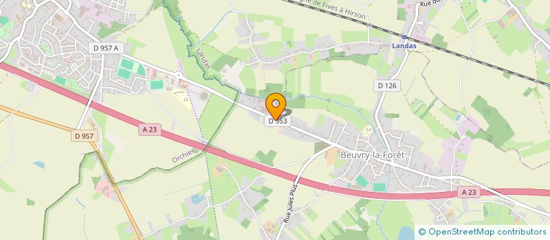 localisation de l'entreprise MONSIEUR PAUL MICHEL  BEUVRY-LA-FORET