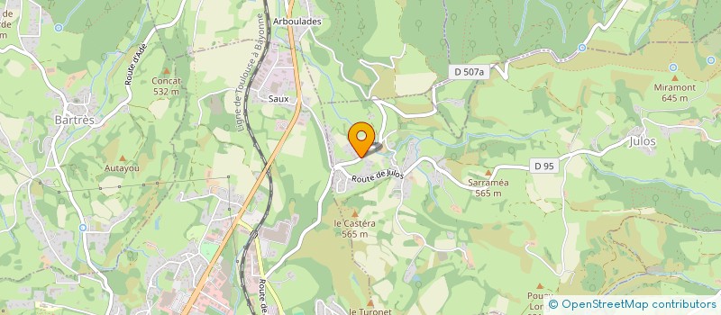 localisation de l'entreprise MONSIEUR PAUL MICHEL BAQUE  IDRON