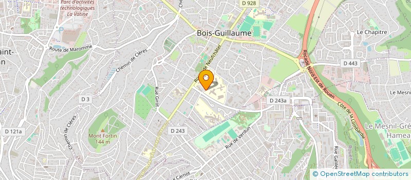 localisation de l'entreprise MONSIEUR PAUL MICHELIN  BOIS-GUILLAUME