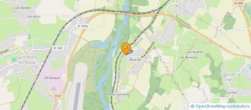 localisation de l'entreprise MONSIEUR PAUL MIDDLETON  SAINT-GERMAIN-DES-FOSSES