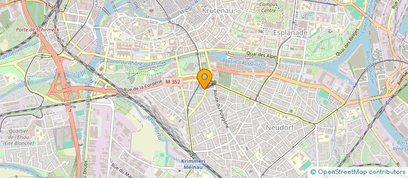 localisation de l'entreprise MONSIEUR PAUL MIELCAREK à STRASBOURG