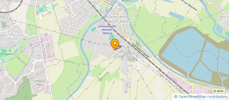 localisation de l'entreprise MONSIEUR PAUL MILESI  LANEUVEVILLE-DEVANT-NANCY