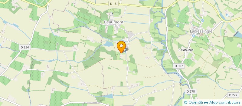 localisation de l'entreprise MONSIEUR PAUL MILLAR  BEAUMONT